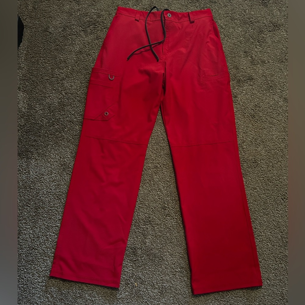 Medium Long Red Scrub Bottoms